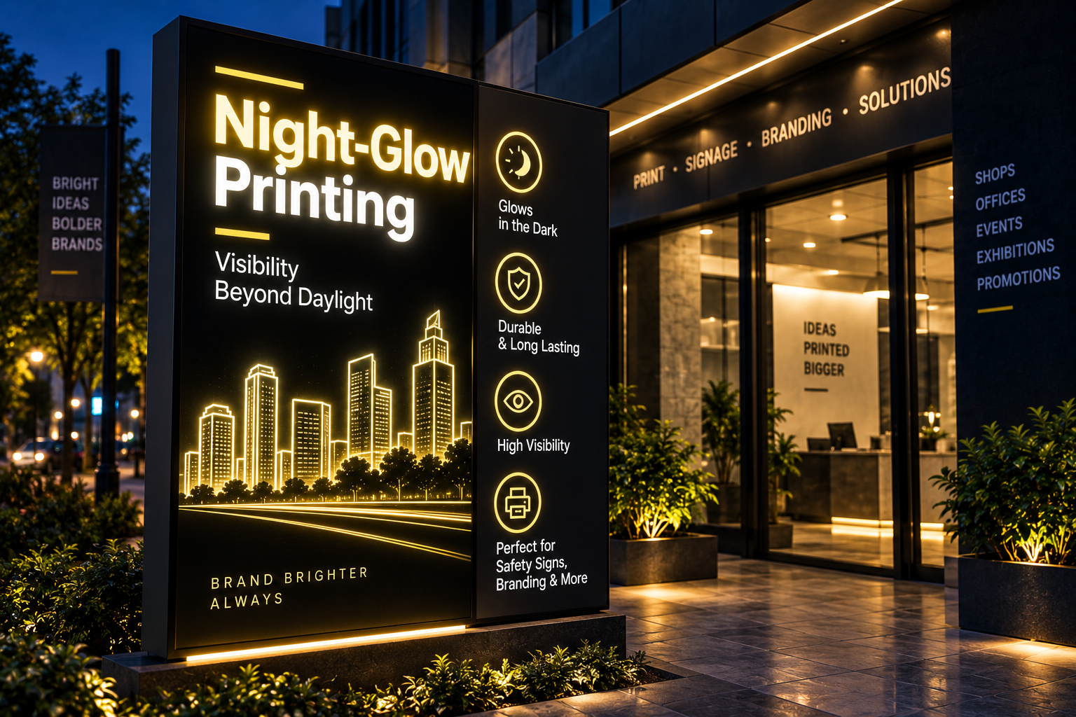 Night Glow Printing in Gurgaon