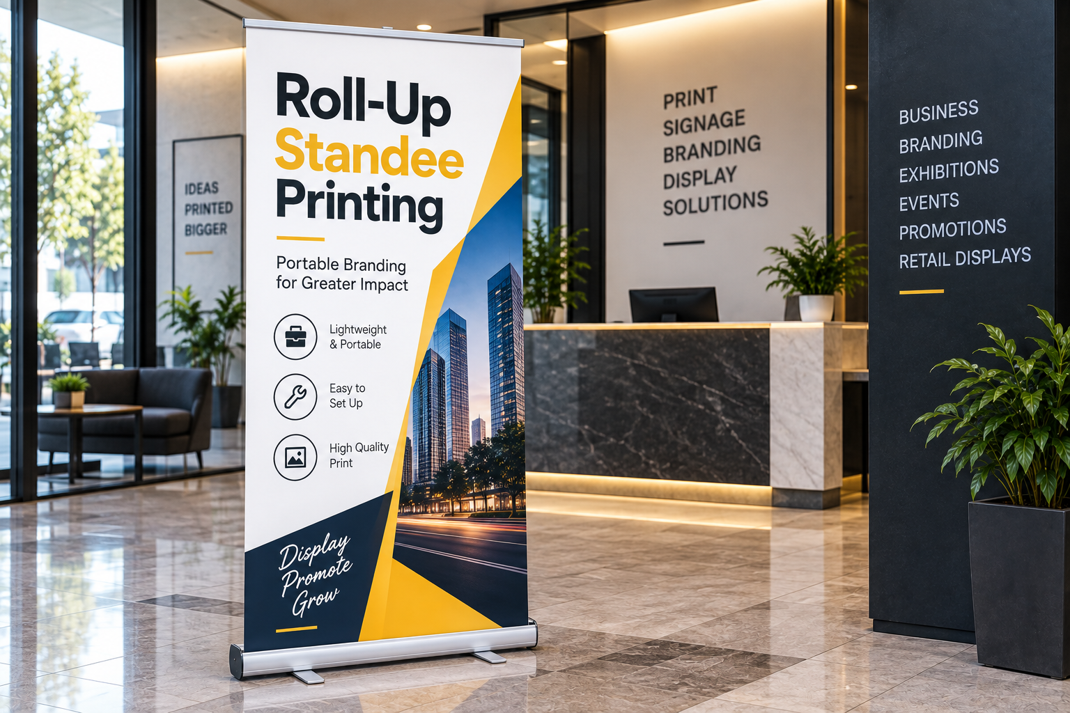 Roll Up Standee in Gurgaon