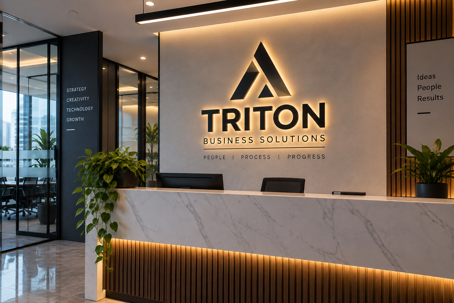 Reception Signage in Gurgaon