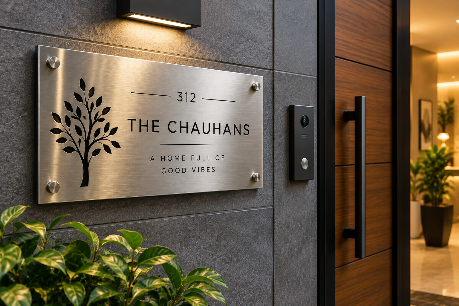 Steel Name Plate in Gurgaon