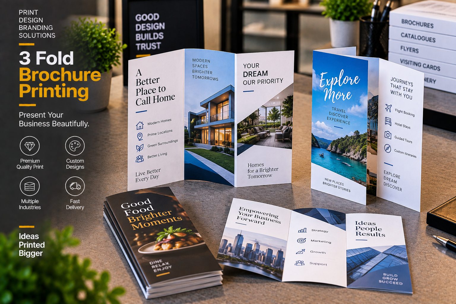 3 Fold Brochure Printing in Gurgaon
