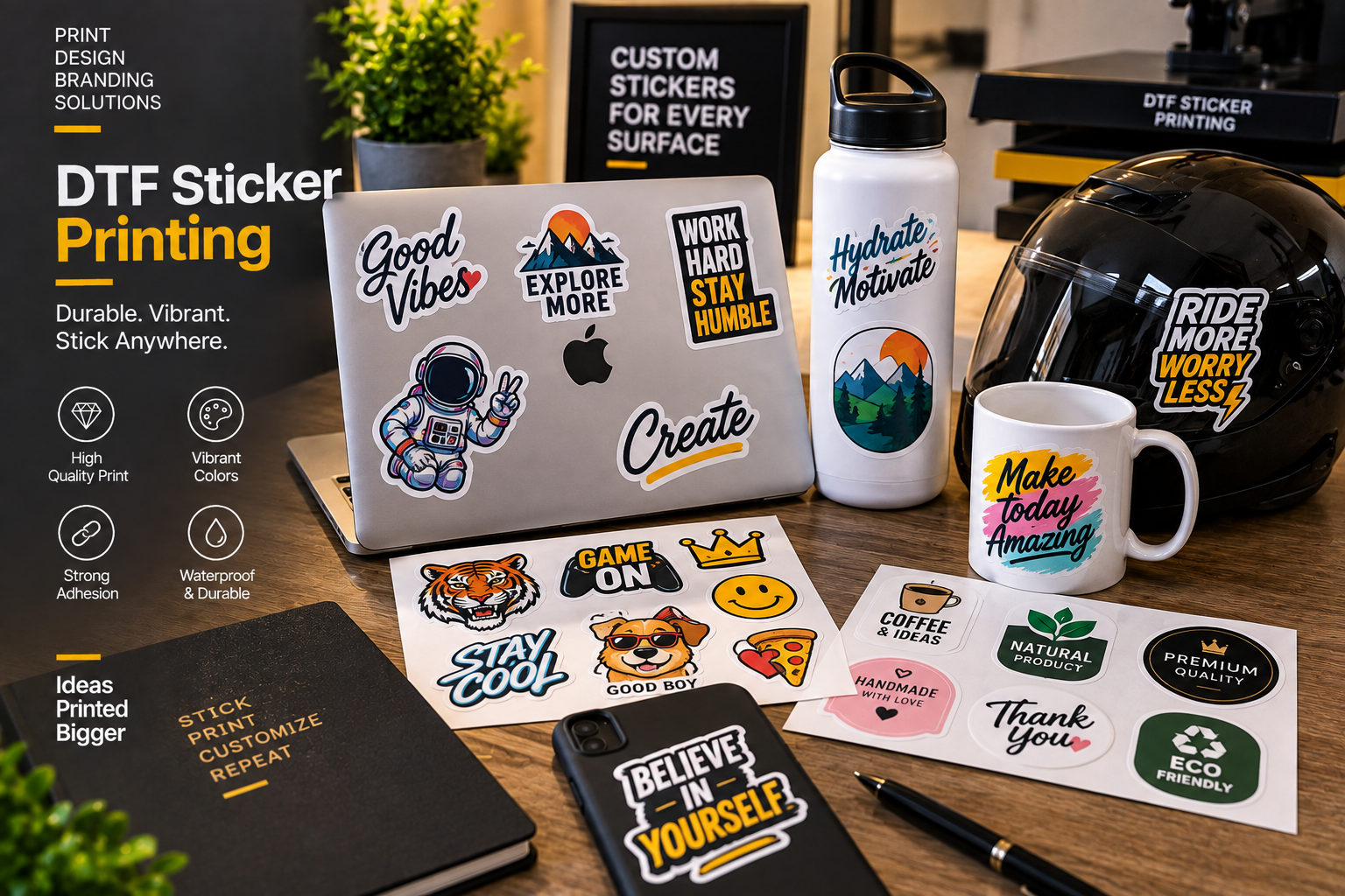 DTF Sticker Printing in Gurgaon