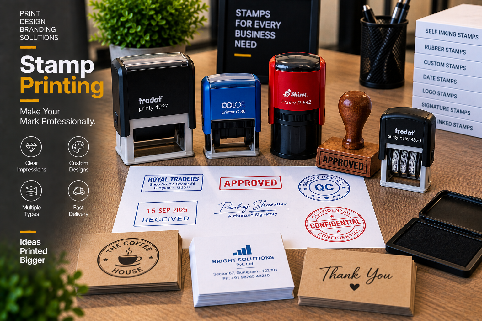 Stamp Printing in Gurgaon